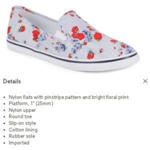 NIB! LAUREN RALPH LAUREN SLIP ON SNEAKERS